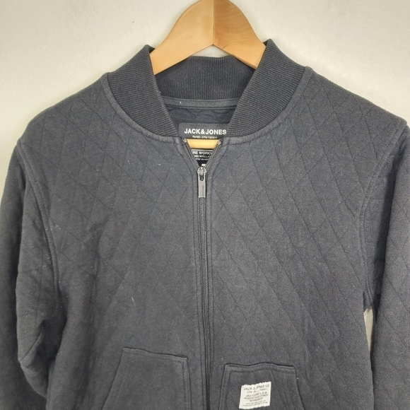 Jack & Jones Core Workwear Black Quilted Jacket Size S - Picture 10 of 14